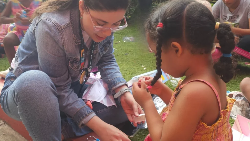 CCD Health team during their visit to “Quédate con Nosotros” Care Center